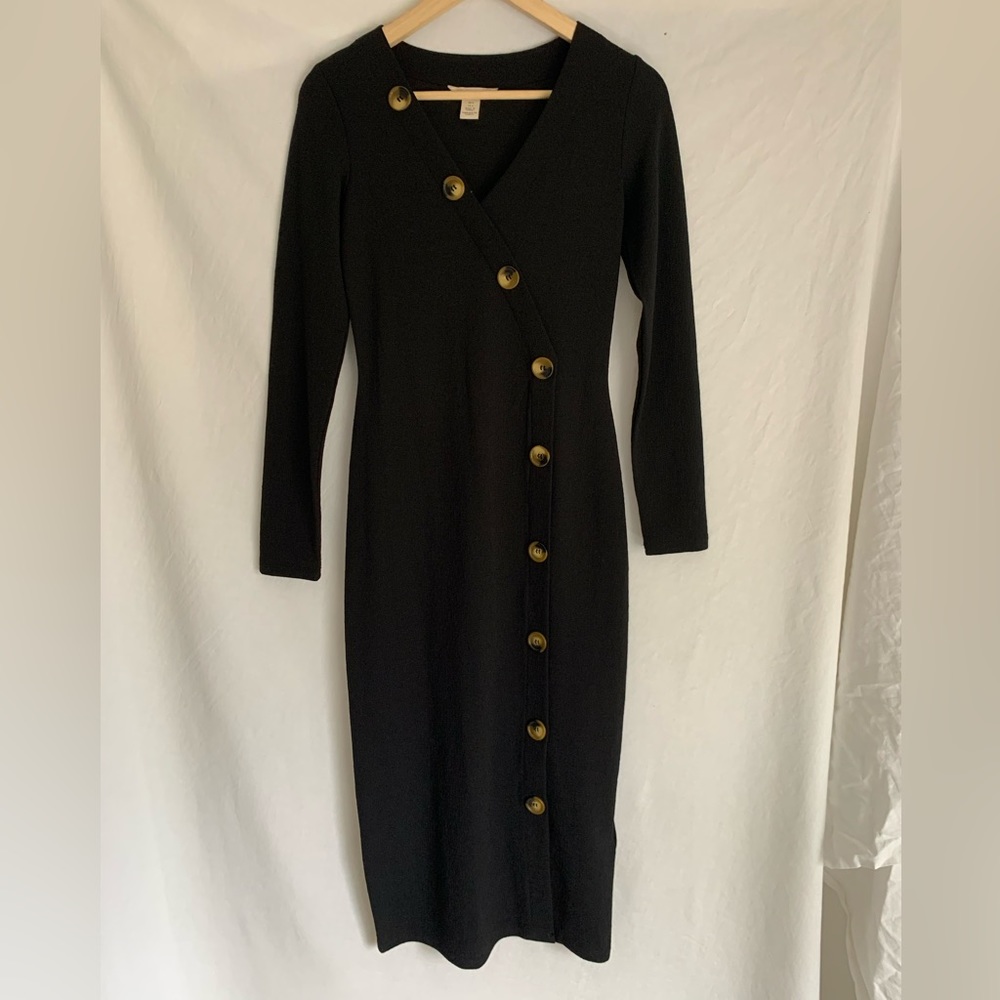 H&M L/S Button Midi